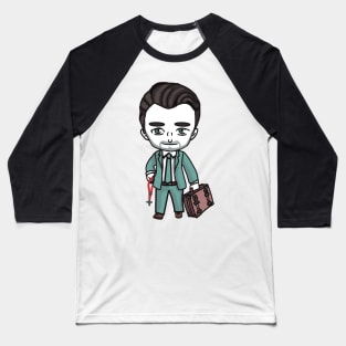 Chibi Joseph The Rosary Doctor Baseball T-Shirt